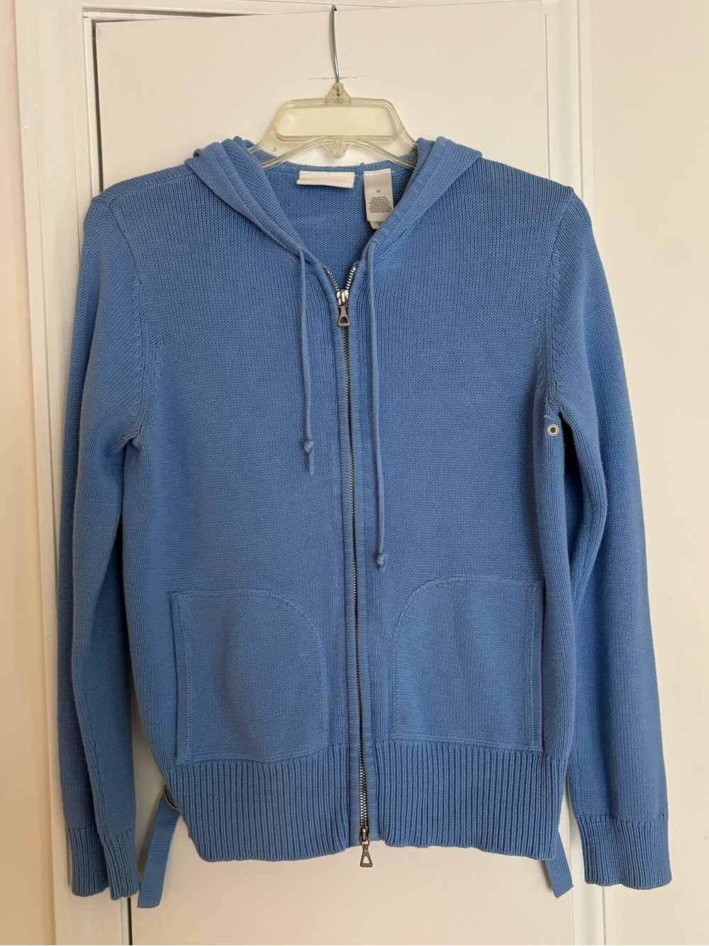 Vintage Liz Claiborne Knit Zip-Up Hoodie Sweater